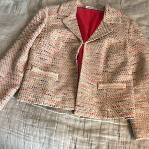 Boden Limited Edition Women's Multicolor Tweed Jacket, size 10